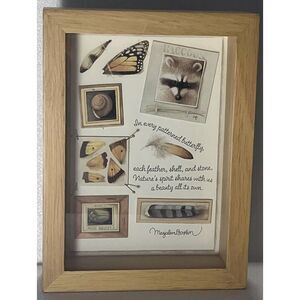 Hallmark Nature's Sketchbook By Marjalein‎ Bastin Shadowbox Decor